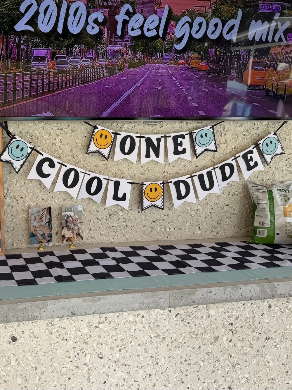 Smiley Face / ONE Cool Dude Birthday Theme Decorations